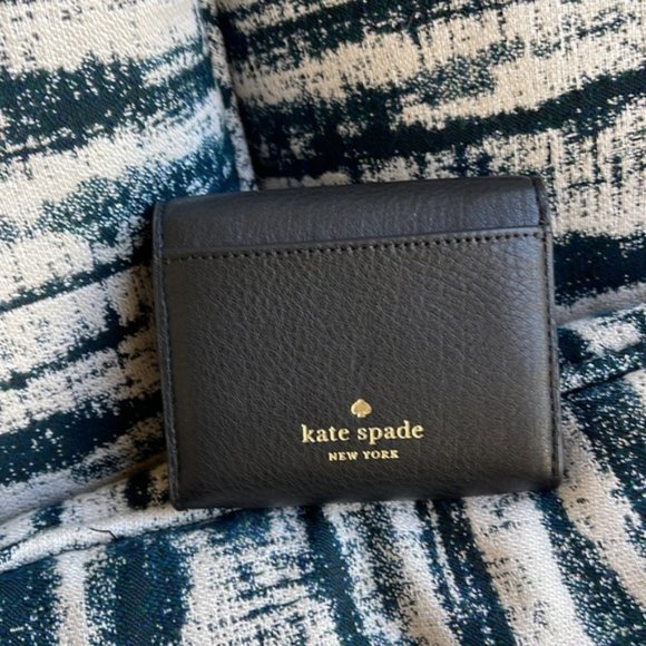 Kate Spade Marti Small Flap Wallet Black - Picture 14 of 16